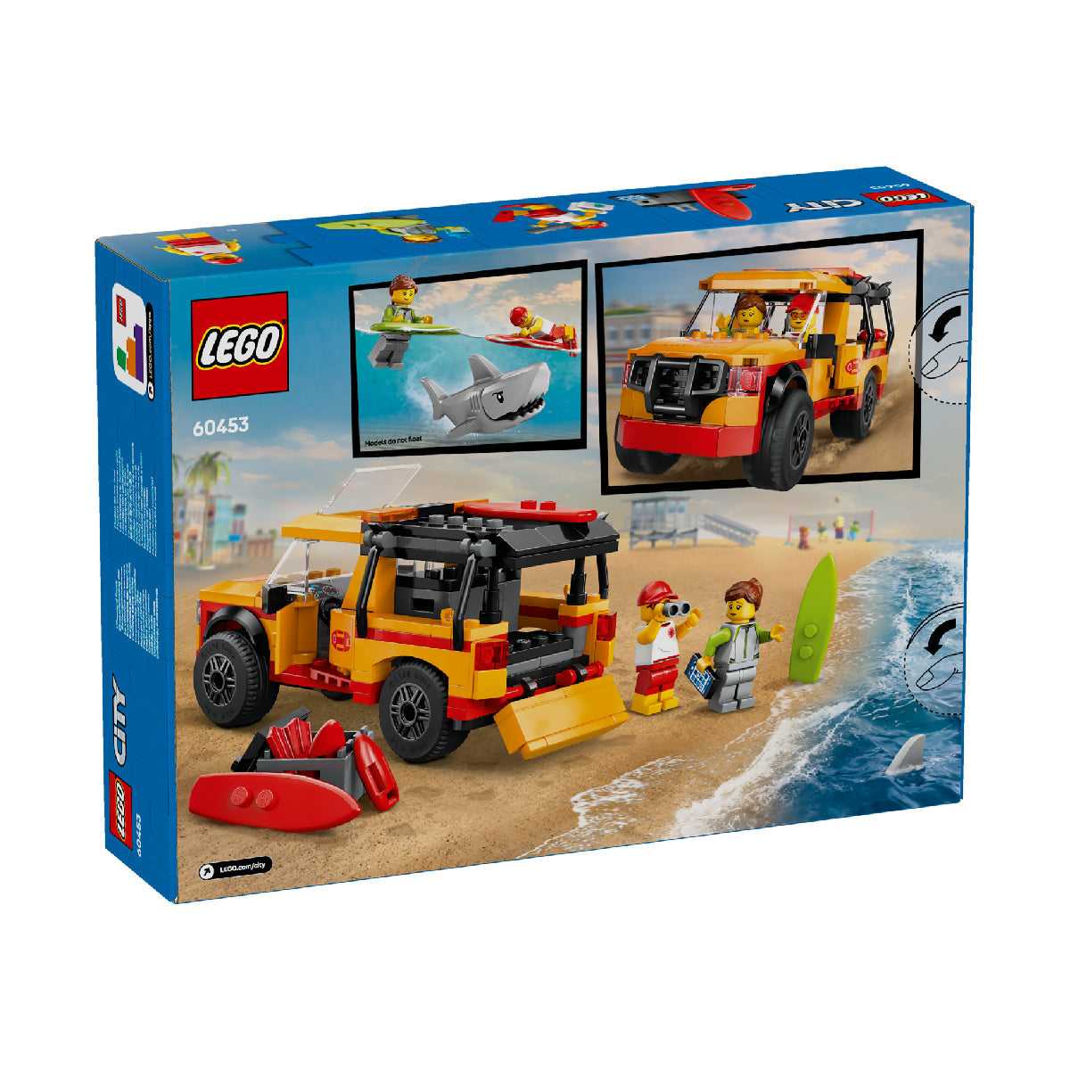 Đồ chơi lắp ráp Xe cứu hộ bãi biển LEGO CITY 60453
