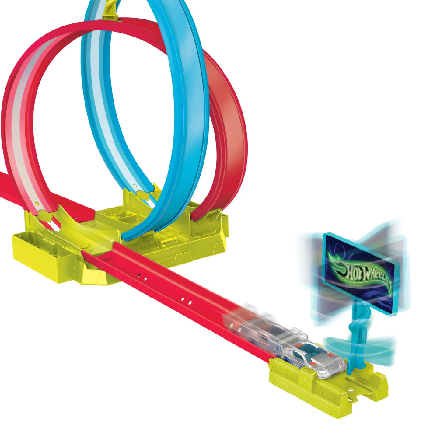 Trạm siêu xe Xoắn Kép siêu tốc Neon Speeders Hot Wheels HOT WHEELS HPC05