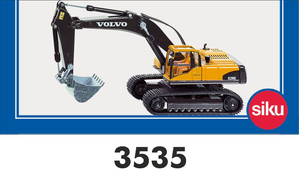 Mô Hình Xe Xúc Thủy Lực Volvo SIKU 3535