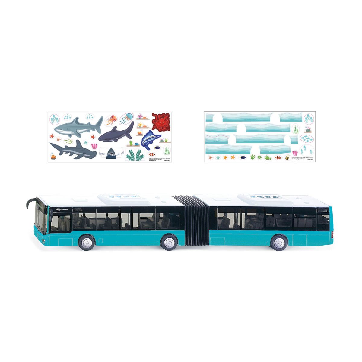 Mô Hình Xe Buýt Khớp Nối Công Cộng SIKU 3736