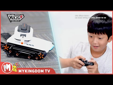 Đồ chơi Xe tank tương lai điều khiển từ xa (Đen) VECTO VT6615A