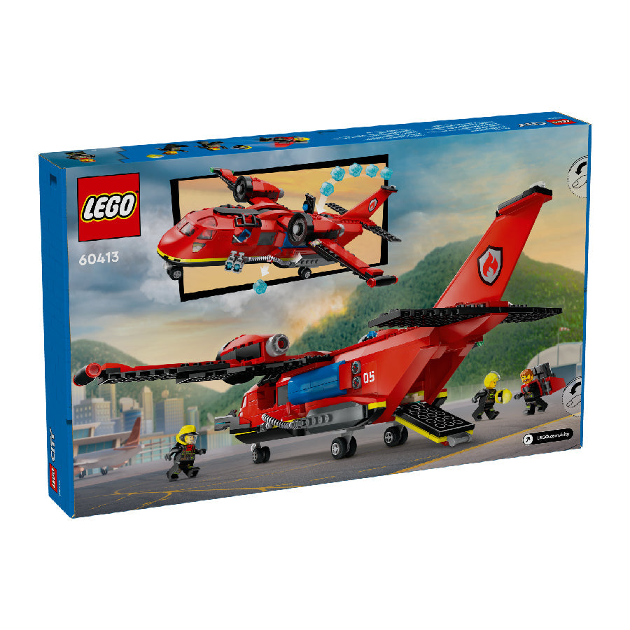 Đồ chơi lắp ráp Máy bay cứu hỏa LEGO CITY 60413