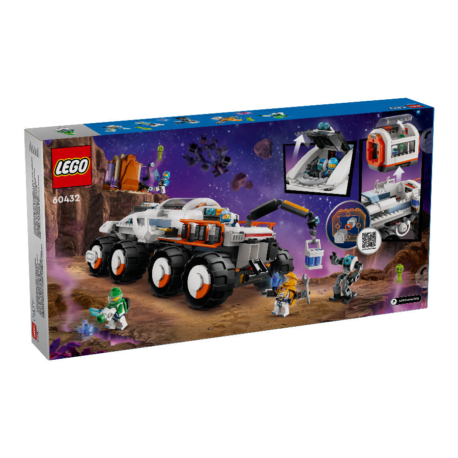 Đồ chơi lắp ráp Xe thám hiểm vũ trụ có cần trục LEGO CITY 60432