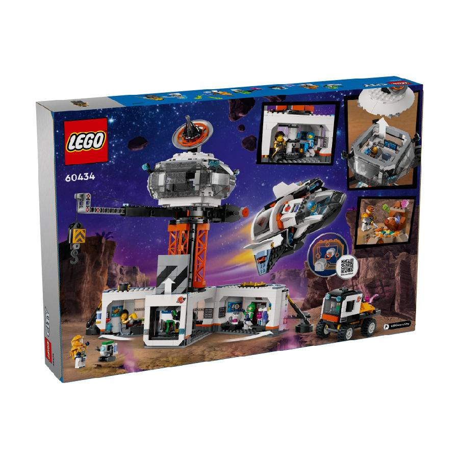 Đồ chơi lắp ráp Trạm không gian và bệ phóng tên lửa LEGO CITY 60434