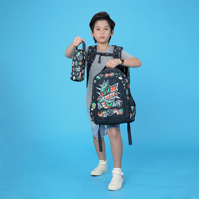 Bóp viết Classic Dragon Gaming Đen CLEVER HIPPO HG0117