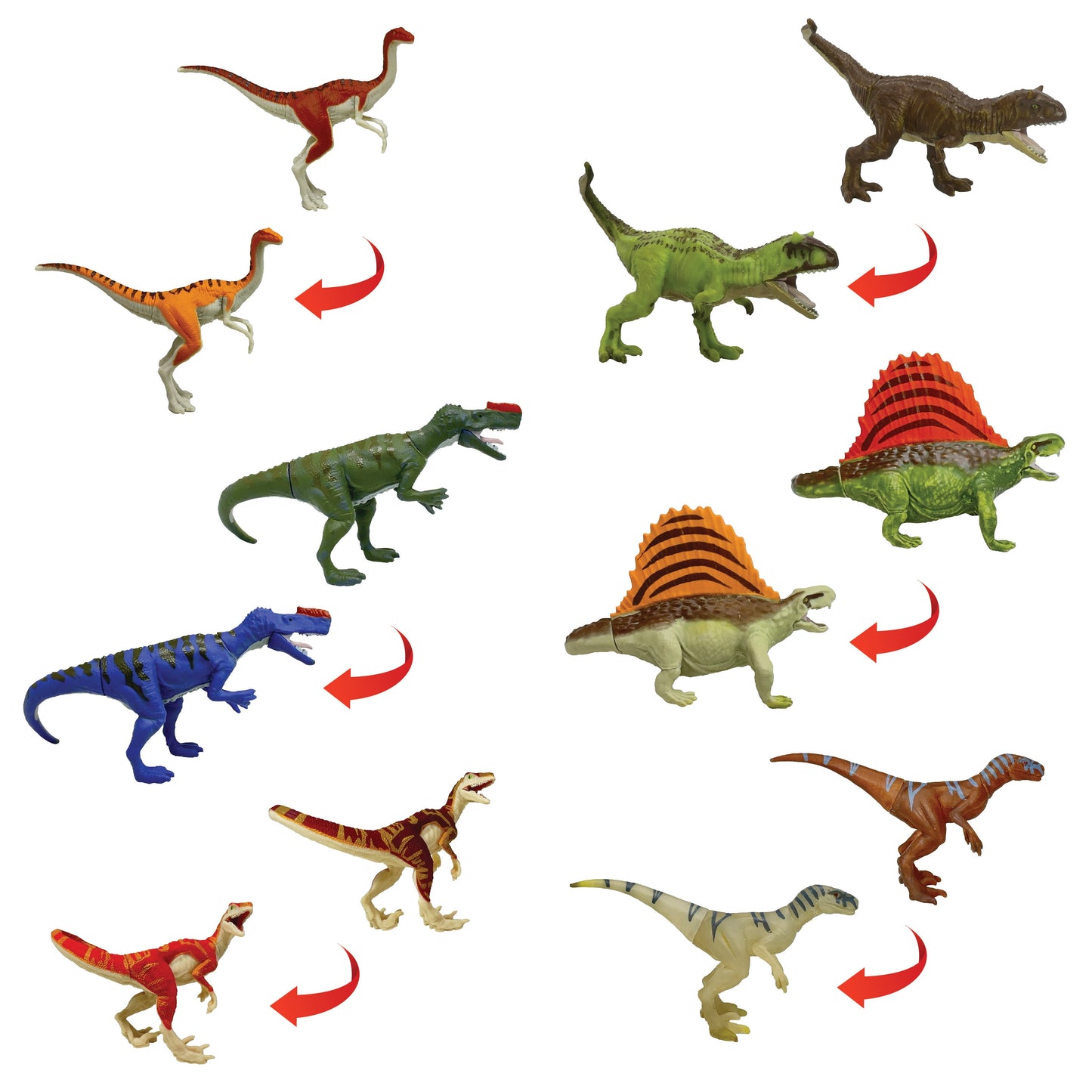 Trứng Slime sưu tập khủng long Jurassic World đổi màu TOY MONSTER TM502