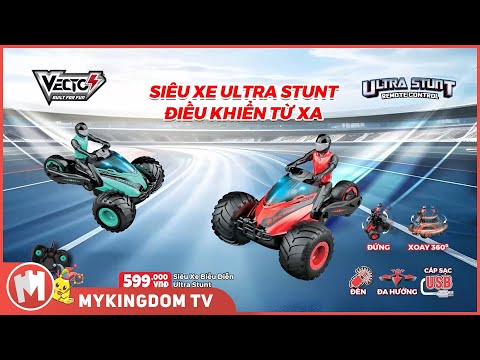 Đồ chơi siêu xe biểu diễn Ultra Stunt (Xanh) VECTO VT642
