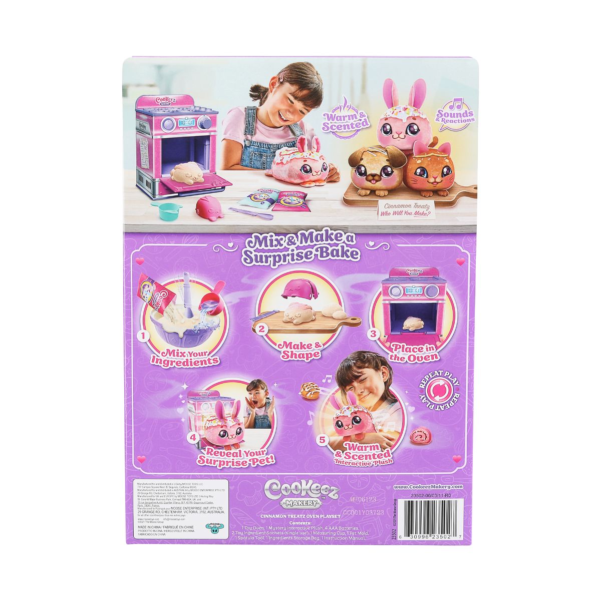 Đồ Chơi Bánh Nhồi Bông Và Lò Nướng Nóng Hổi Cookeez Markery OTHER GIRL BRANDS 23502