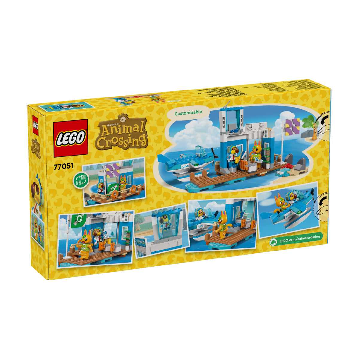 Đồ Chơi Lắp Ráp Bay Cùng Máy Bay Dodo LEGO ANIMAL CROSSING 77051 (292 chi tiết)