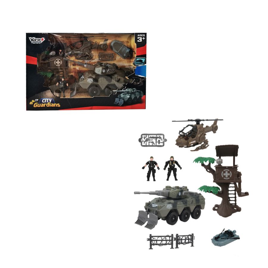 Bộ đồ chơi mô hình xe tăng và trực thăng VECTO VT3109