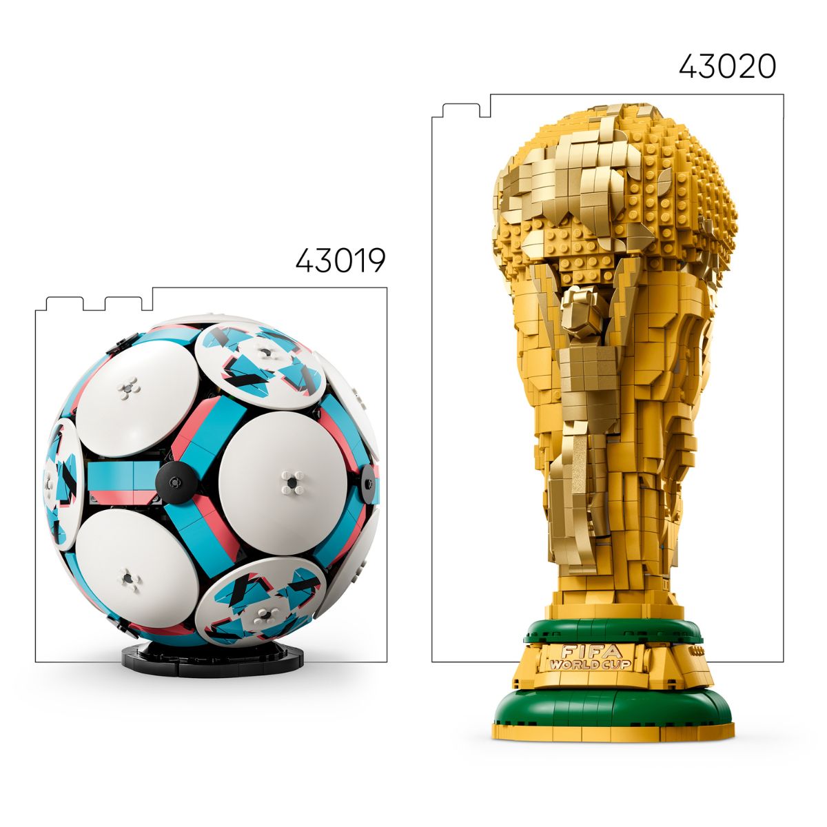Đồ Chơi Bộ Lắp Ráp Tranh Treo Tường Biểu Tượng FIFA World Cup™ 2026 LEGO EDITIONS SPORTS 43032 (298 Chi Tiết)