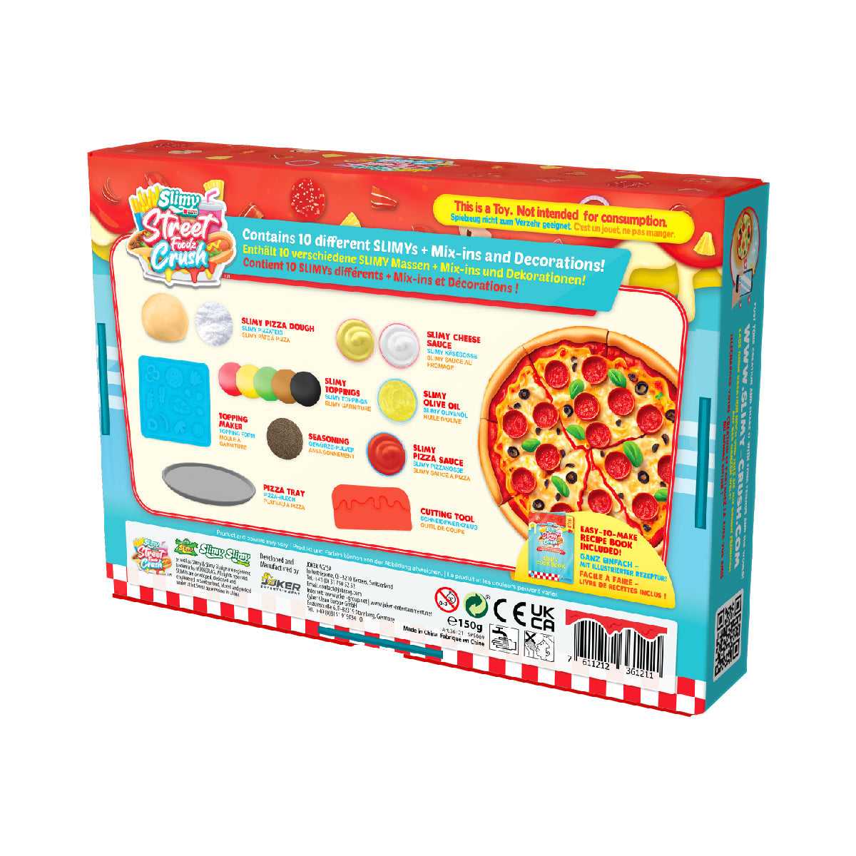 Bộ Slime Làm Đồ Ăn Street Food - Pizza Thơm Ngon SLIMY 36121