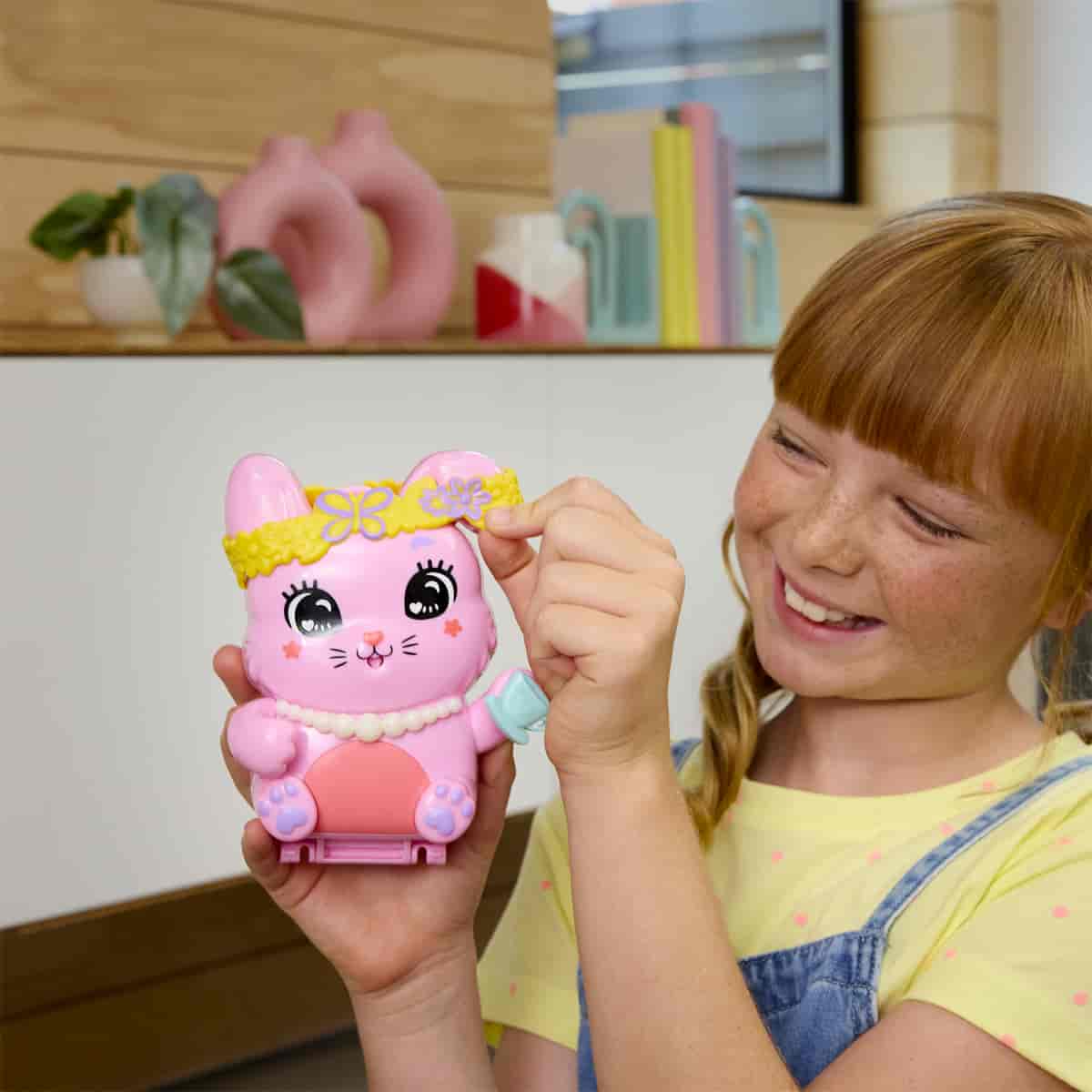 Đồ Chơi Bộ Sưu Tập Polly Pocket Và Tiệc Trà Của Bé Thỏ Hồng POLLY POCKET JFG56