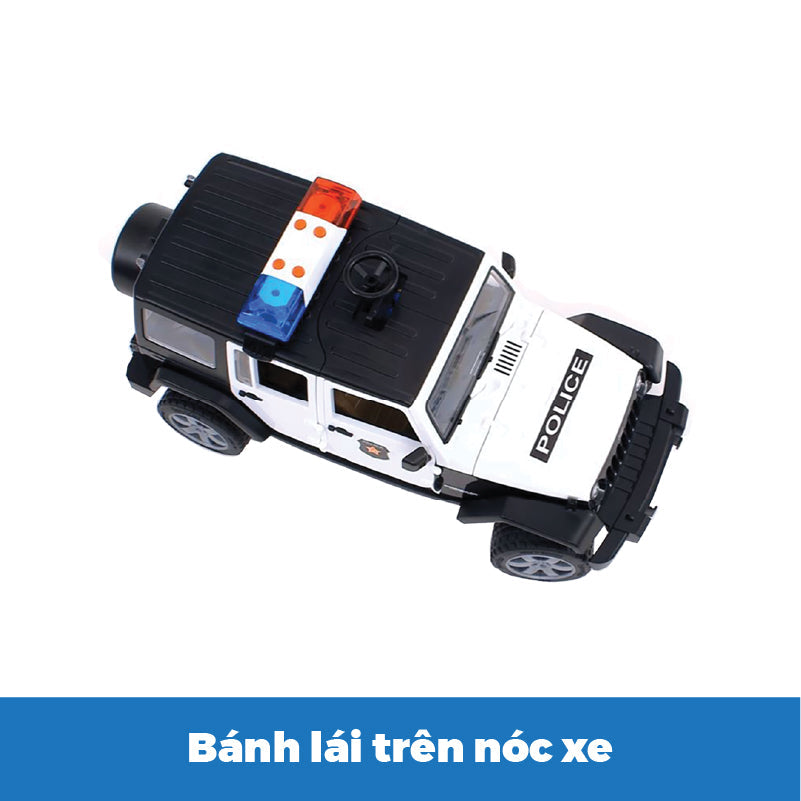 Đồ chơi mô hình tỷ lệ 1:16 xe cảnh sát Jeep và người BRUDER BRU02526