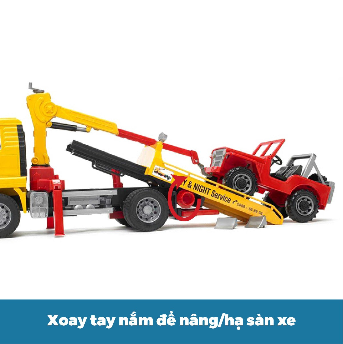 Đồ chơi mô hình tỷ lệ 1:16 Xe cứu hộ MAN TGA và xe jeep BRUDER BRU02750