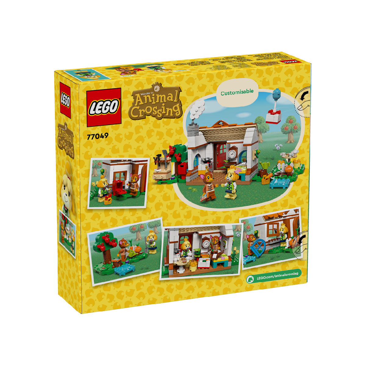 Đồ Chơi Lắp Ráp Chuyến Thăm Nhà Của Isabelle LEGO ANIMAL CROSSING 77049 (389 chi tiết)
