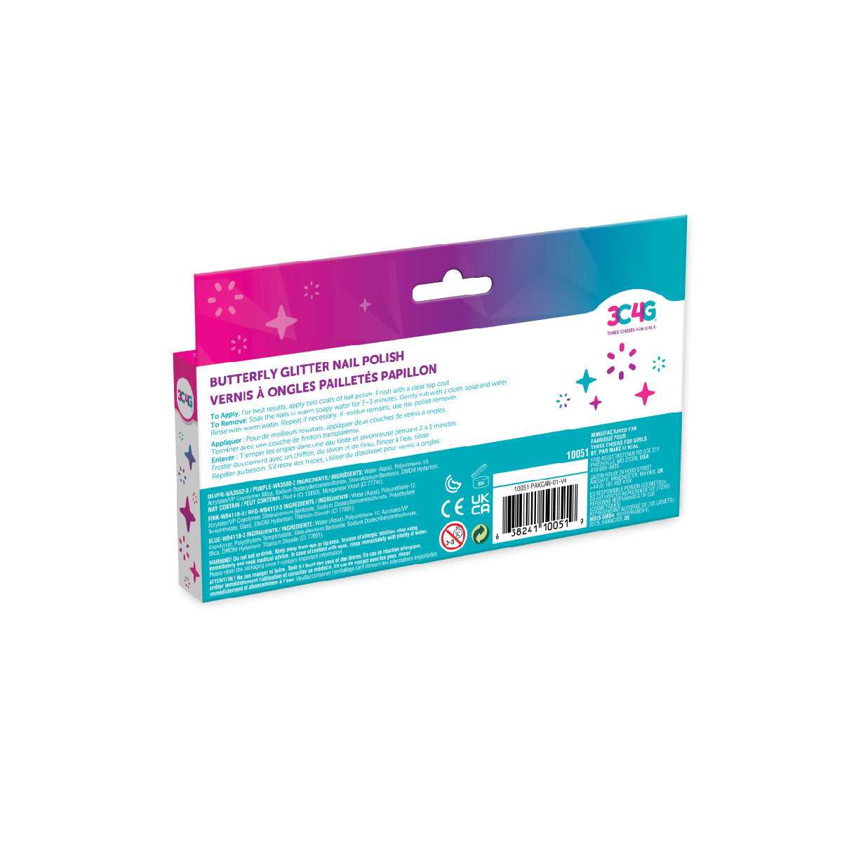 Combo 5 Lọ Sơn Móng Lấp Lánh MAKE IT REAL 10051MIR