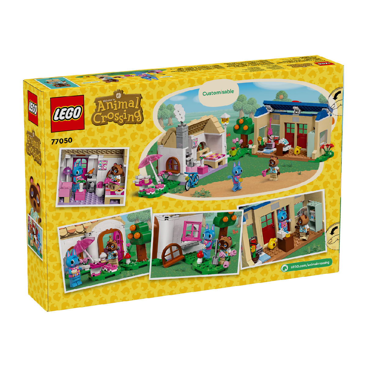Đồ Chơi Lắp Ráp Cửa Hàng Nook Và Nhà Rosie LEGO ANIMAL CROSSING 77050 (535 chi tiết)