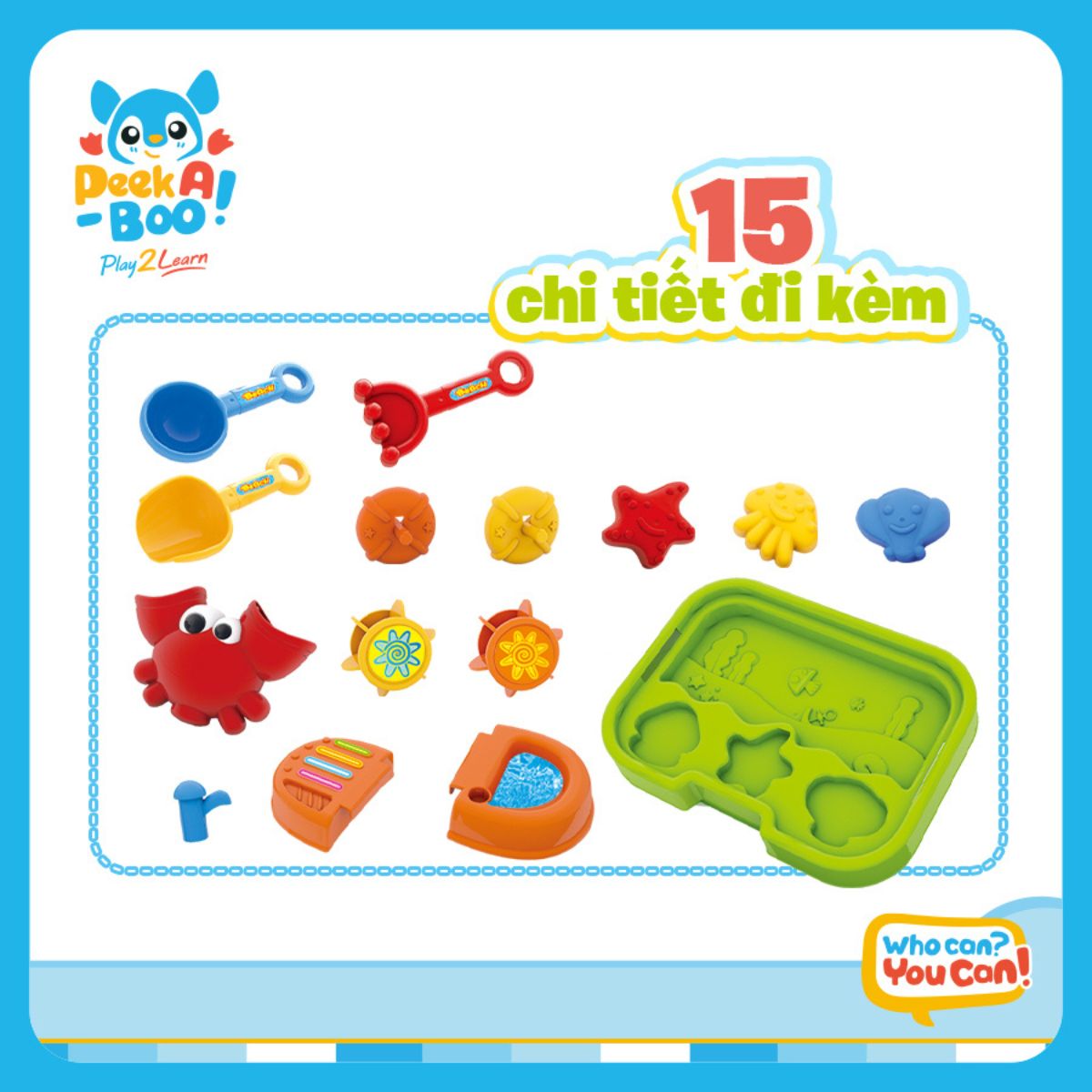 Đồ Chơi Cát Mùa Hè Phiên Bản Ghế Ngồi Biển Cả PEEK A BOO PAB061