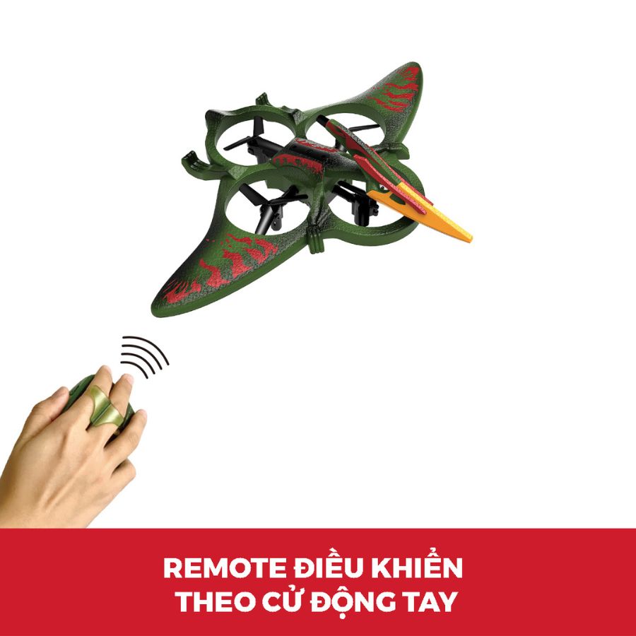 Đồ chơi Drone khủng long Pterosaur điều khiển từ xa (Xanh) VECTO VTX78
