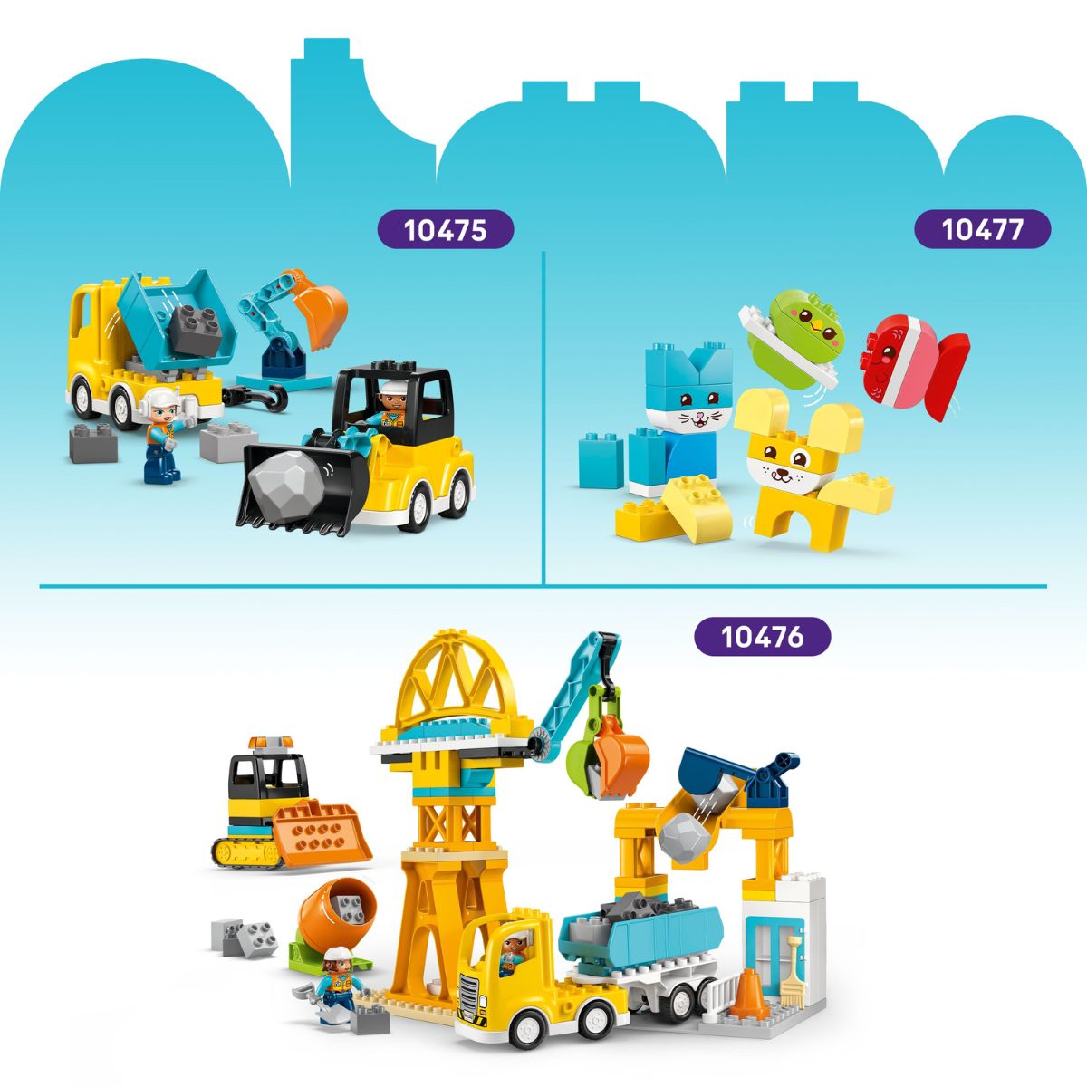 Đồ Chơi Lắp Ráp 3 Trong 1: Ngôi Nhà Hiện Đại Kèm Nhân Vật LEGO DUPLO 10470 (166 chi tiết)