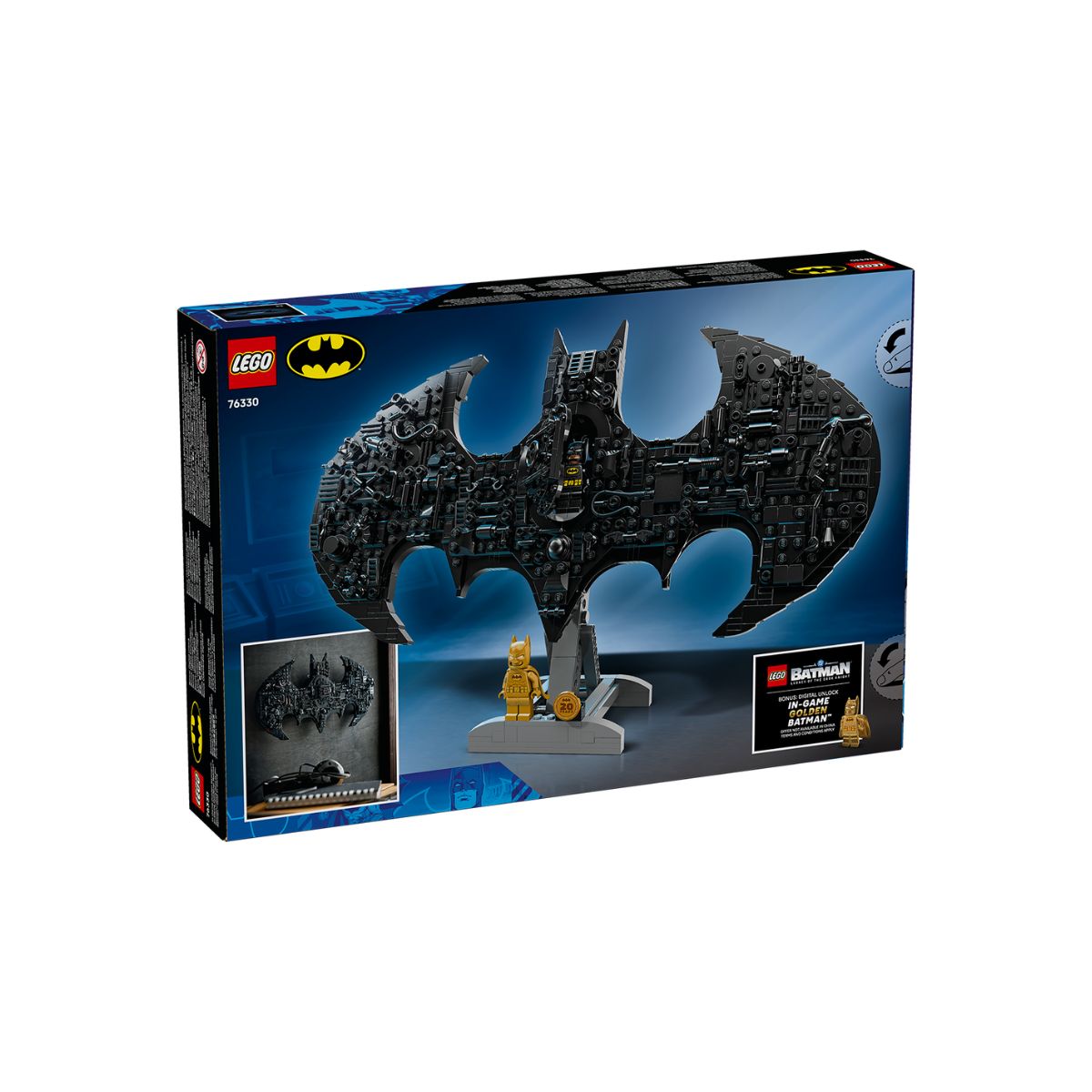Đồ Chơi Lắp Ráp Biểu Tượng Logo Batman LEGO SUPERHEROES 76330 (678 Chi Tiết)