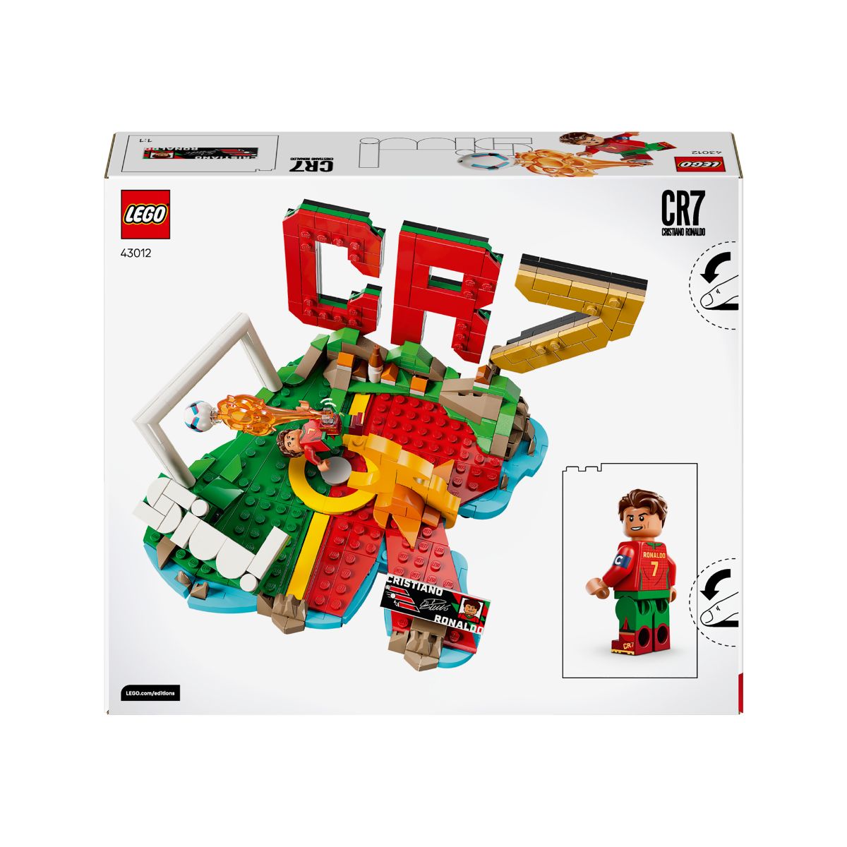 Đồ Chơi Lắp Ráp Biểu Tượng Sân Cỏ Cristiano Ronaldo LEGO EDITIONS SPORTS 43012