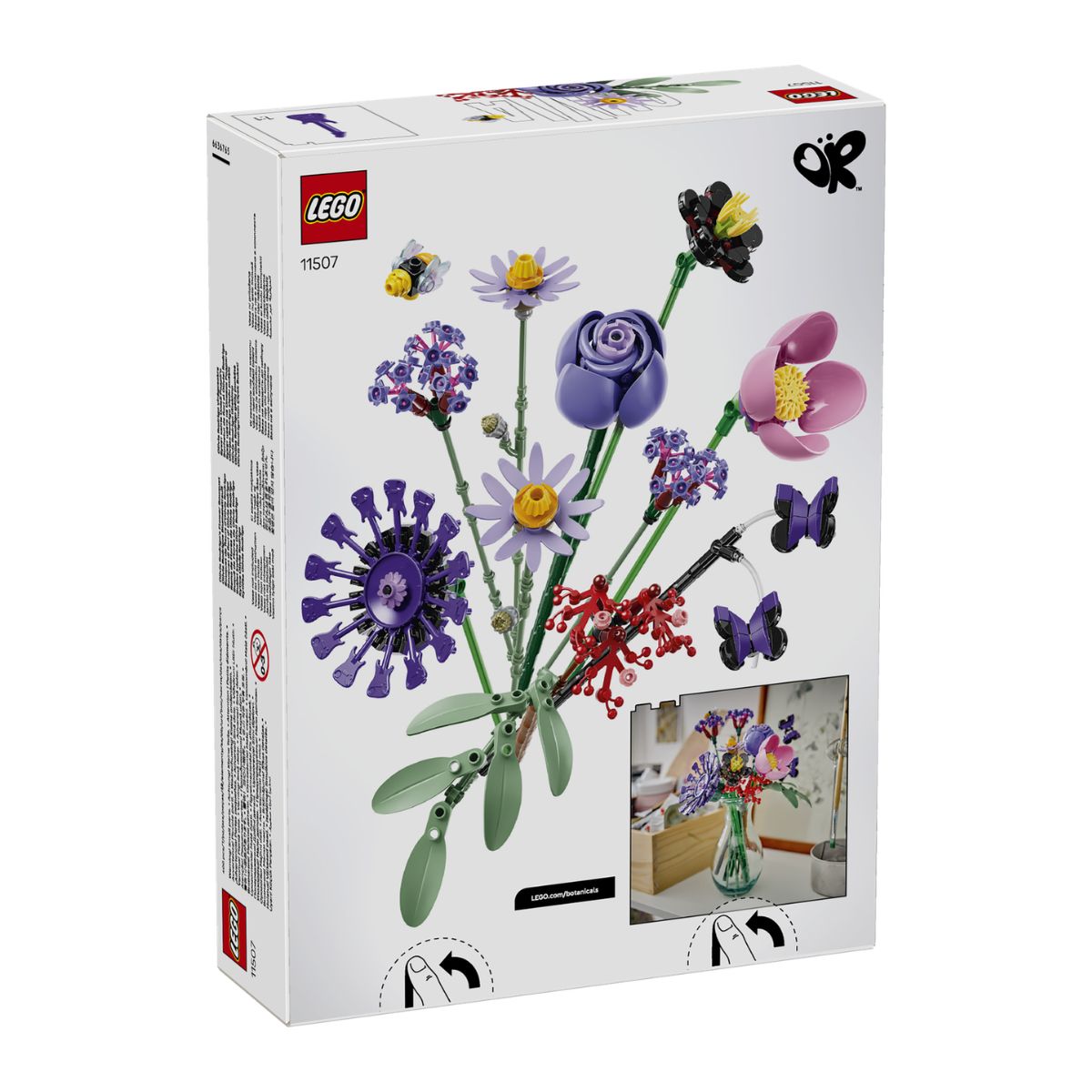 Đồ Chơi Lắp Ráp Bó Hoa Olivia Rodrigo LEGO BOTANICALS 11507 (400 Chi Tiết)