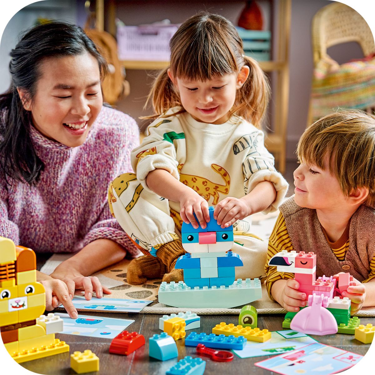 Đồ Chơi Lắp Ráp Bộ Lắp Ghép Động Vật Sáng Tạo LEGO DUPLO 10472 (94 chi tiết)