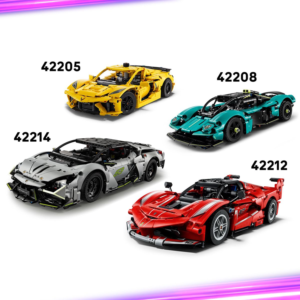 Đồ Chơi Lắp Ráp Bugatti Chiron Pur Sport LEGO TECHNIC 42222