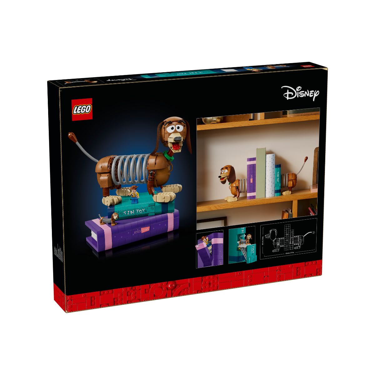 Đồ Chơi Lắp Ráp Chặn Sách Slinky Dog Từ Toy Story LEGO DISNEY PRINCESS 43301 (1311 Chi Tiết)