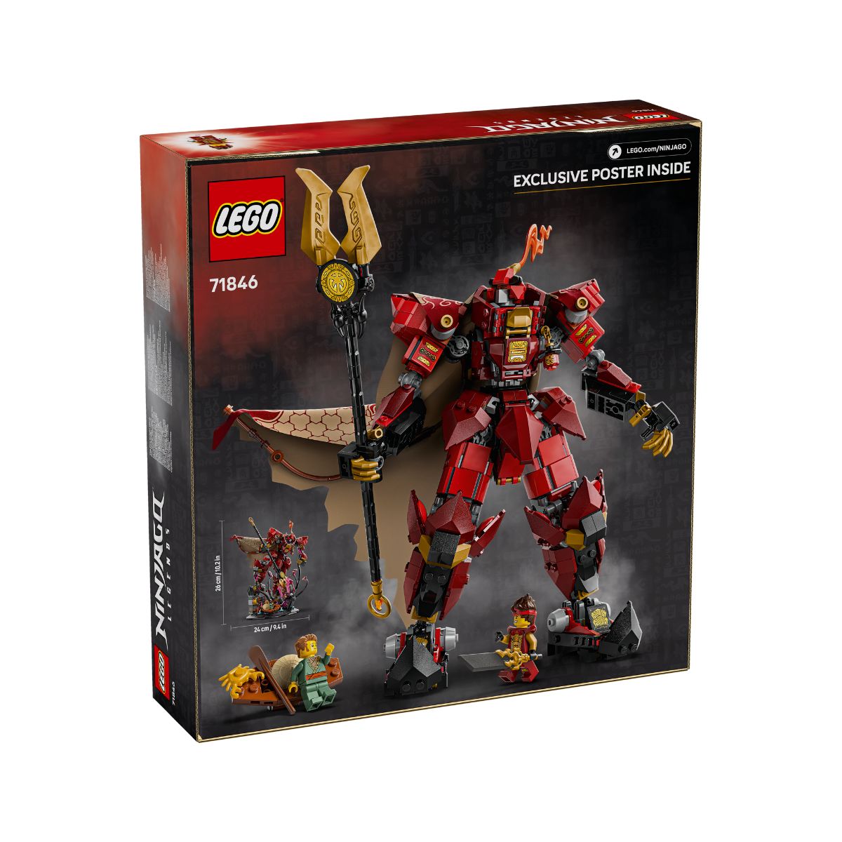 Đồ Chơi Lắp Ráp Chiến Giáp Hiệp Sĩ Lửa LEGO NINJAGO 71846 (996 chi tiết)