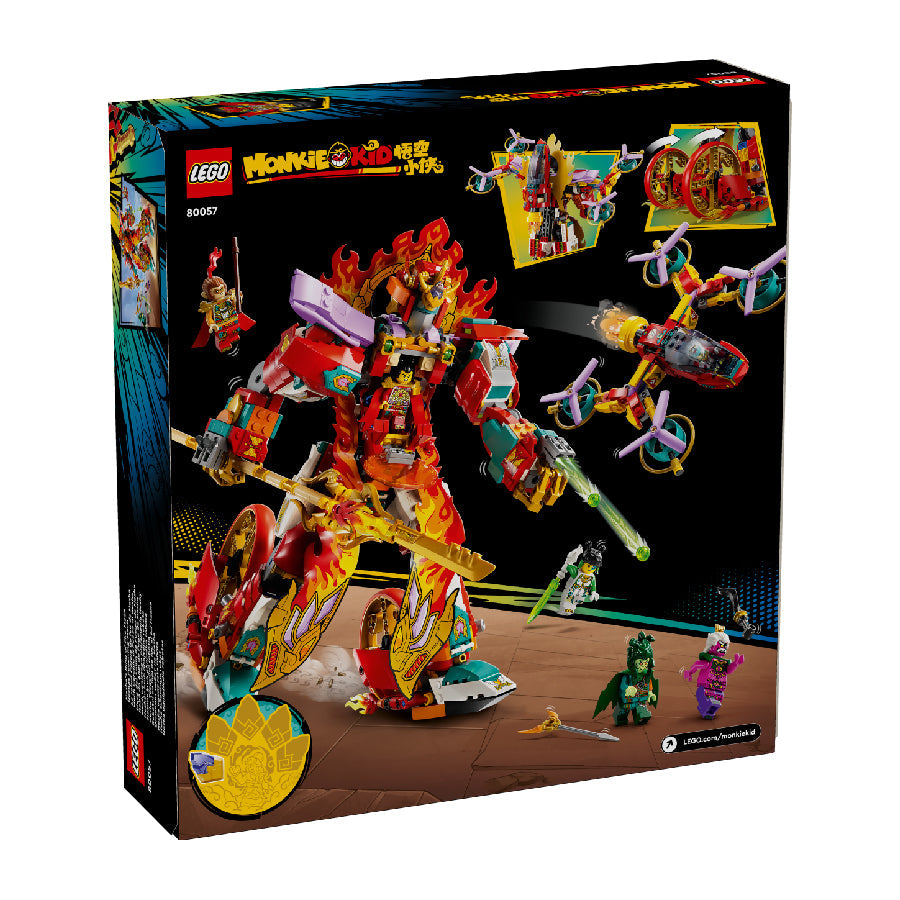 Đồ Chơi Lắp Ráp Chiến Giáp Lửa Của Nezha LEGO MONKIE KID 80057 (1163 chi tiết)