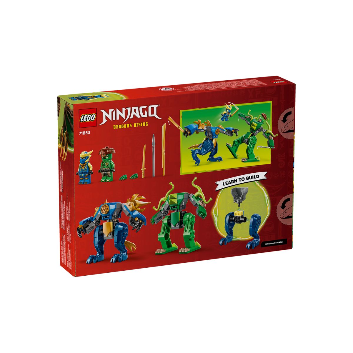 Đồ Chơi Lắp Ráp Chiến Giáp Rồng Của Jay LEGO NINJAGO 71853 (107 Chi Tiết)