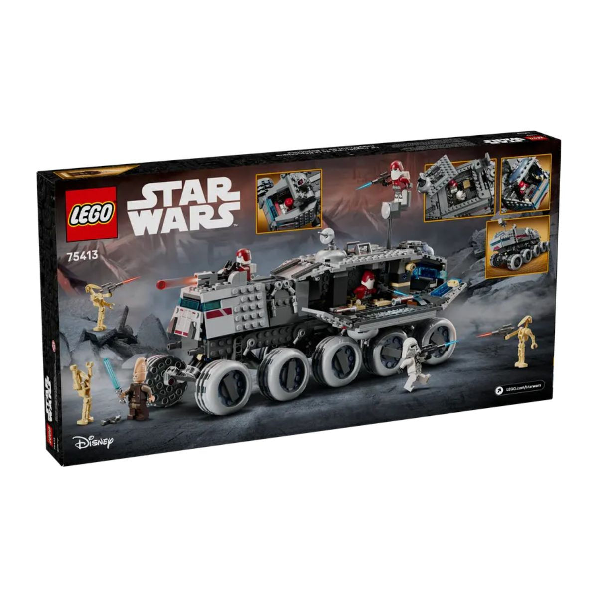 Đồ Chơi Lắp Ráp Cỗ Máy Hủy Diệt Juggernaut LEGO STAR WARS 75413 (813 chi tiết)
