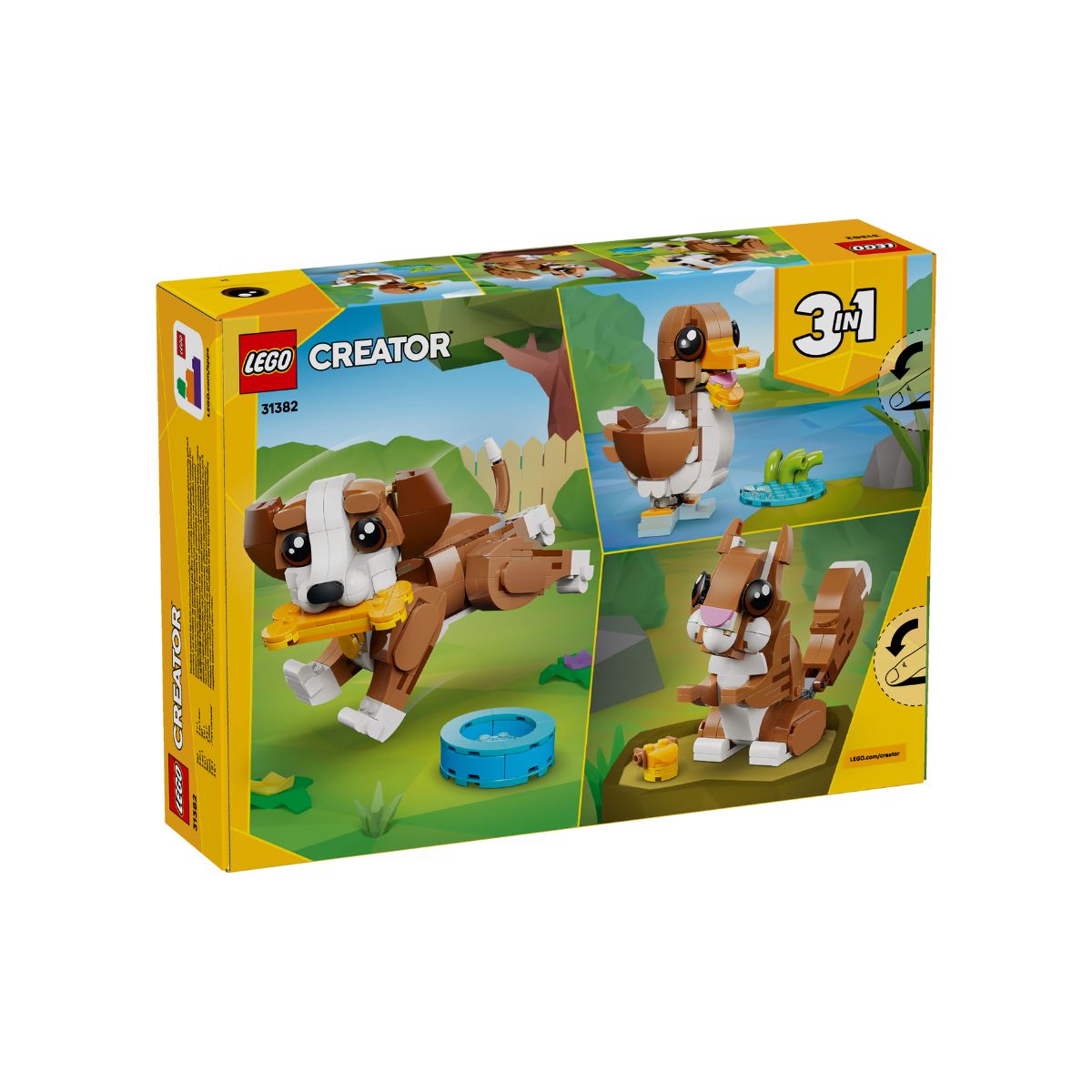 Đồ Chơi Lắp Ráp Cún Con Nghịch Ngợm LEGO CREATOR 31382 (336 chi tiết)