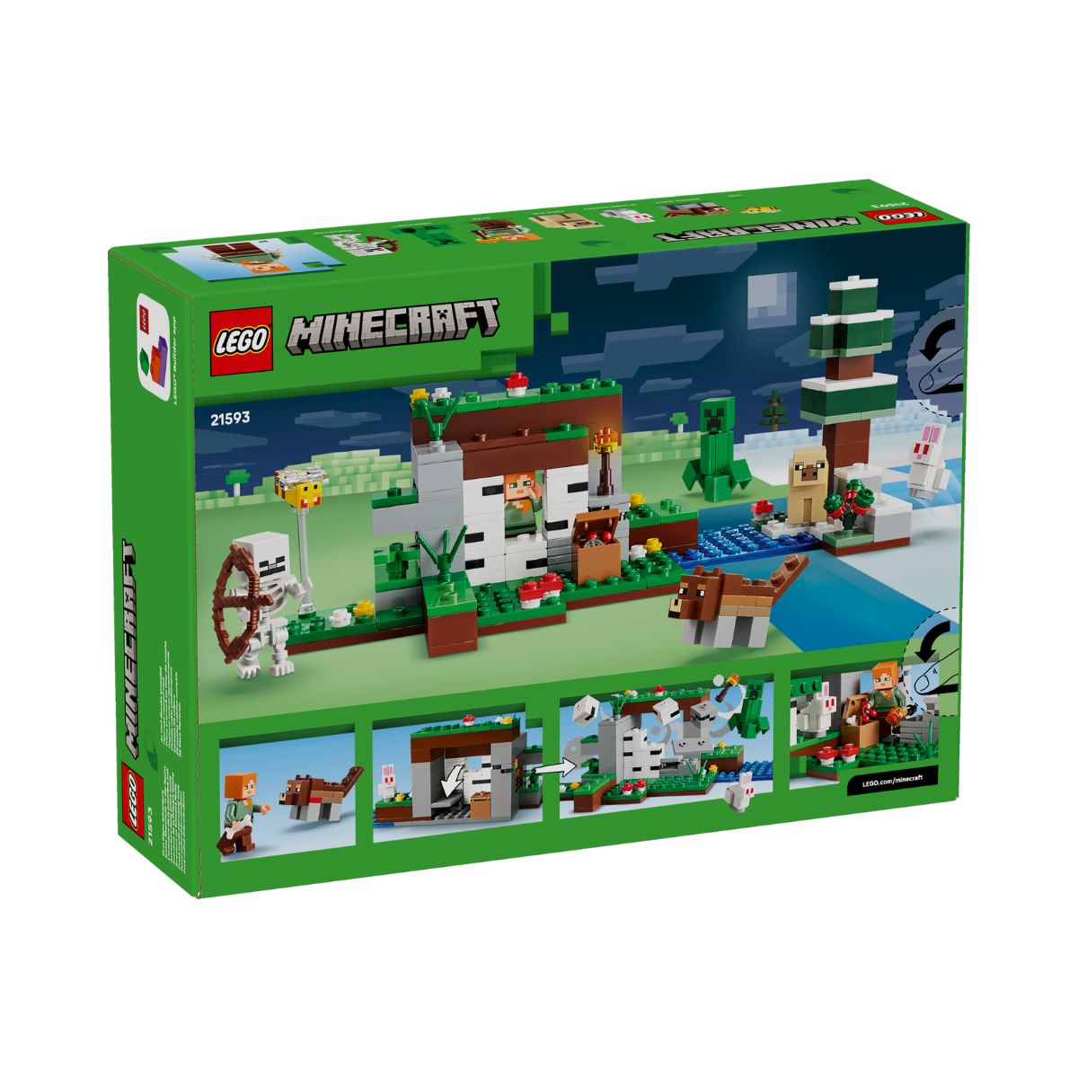 Đồ Chơi Lắp Ráp Cuộc Phiêu Lưu Đêm Đầu Tiên LEGO MINECRAFT 21593 (301 Chi Tiết)
