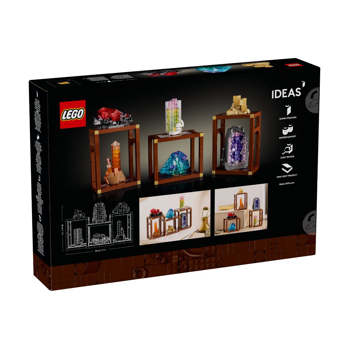 Đồ Chơi Lắp Ráp Đá Quý - Tinh Thể LEGO IDEAS 21362 (880 chi tiết)