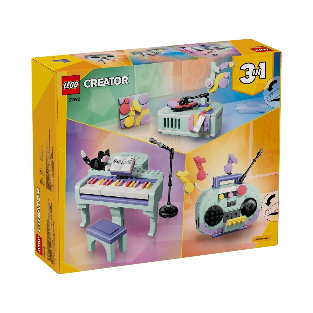Đồ Chơi Lắp Ráp Đàn Piano Mèo Dễ Thương LEGO CREATOR 31392 (485 chi tiết)