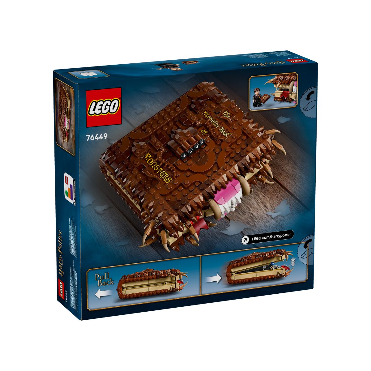 Đồ Chơi Lắp Ráp Harry Potter: Quyển Sách Quái Vật LEGO HARRY POTTER 76449 (518 chi tiết)