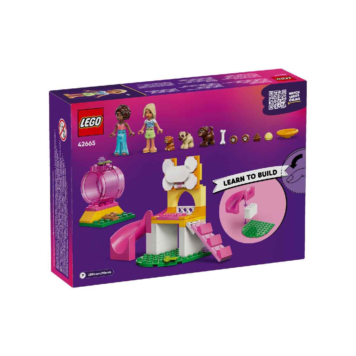 Đồ Chơi Lắp Ráp Khu Vui Chơi Cún Con LEGO FRIENDS 42665 (66 chi tiết)