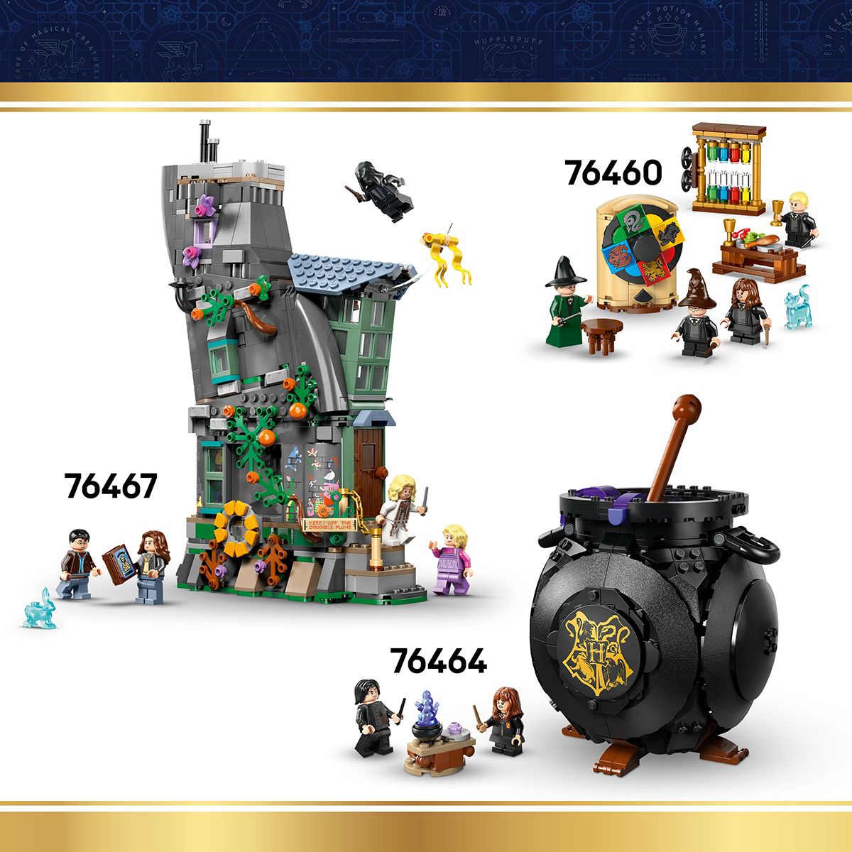 Đồ Chơi Lắp Ráp Lâu Đài Hogwarts™: Khu Bệnh Xá LEGO HARRY POTTER 76463 (907 chi tiết)