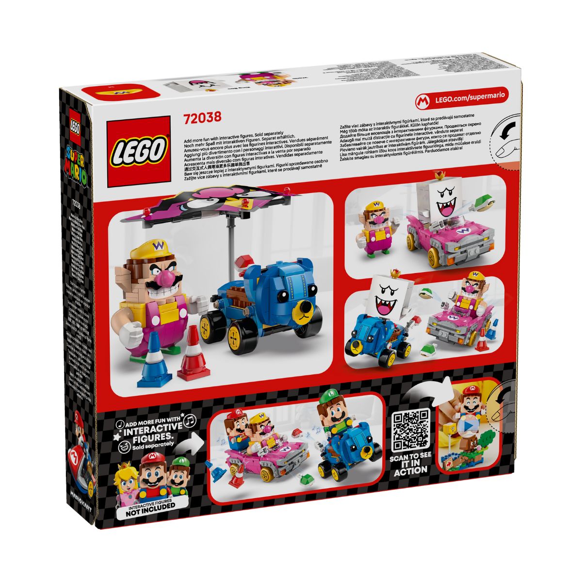 Đồ Chơi Lắp Ráp Mario Kart™ - Cuộc Đua Của Wario Và King Boo LEGO SUPER MARIO 72038 (512 chi tiết)