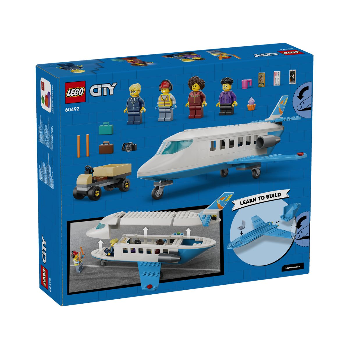 Đồ Chơi Lắp Ráp Máy Bay Chở Khách LEGO CITY 60492 (118 chi tiết)