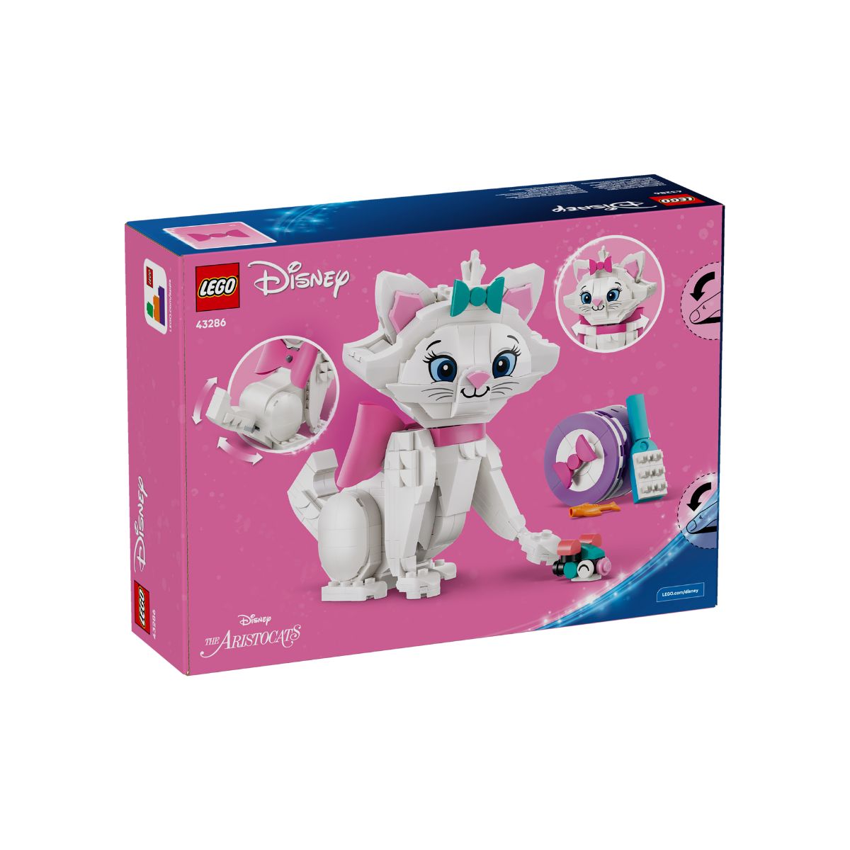 Đồ Chơi Lắp Ráp Mèo Quý Tộc Marie Đáng Yêu LEGO DISNEY PRINCESS 43286 (369 chi tiết)