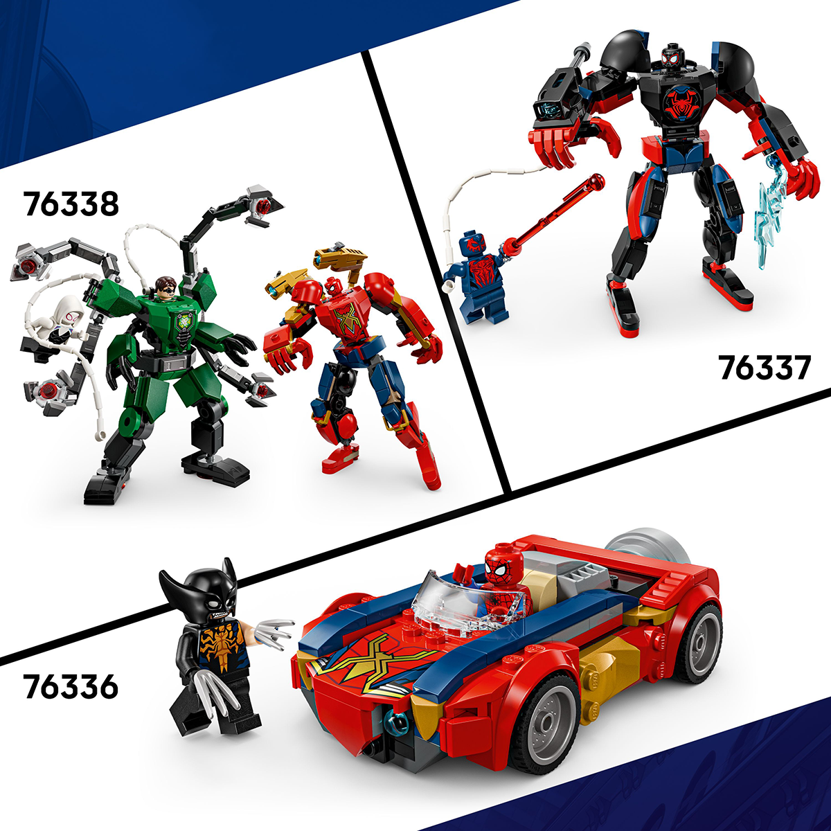 Đồ Chơi Lắp Ráp Mô Tô Ghost Rider Và Spider-Man LEGO SUPERHEROES 76335 (72 chi tiết)