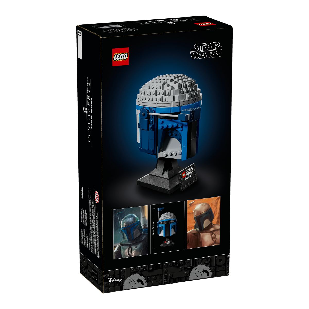 Đồ Chơi Lắp Ráp Mũ Chiến Binh Jango Fett LEGO STAR WARS 75408 (616 chi tiết)