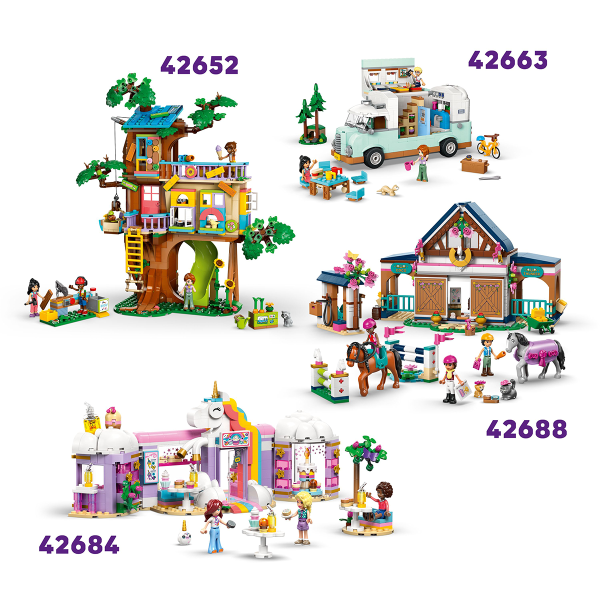 Đồ Chơi Lắp Ráp Ngôi Nhà Của Gia Đình Liann LEGO FRIENDS 42687 (946 chi tiết)