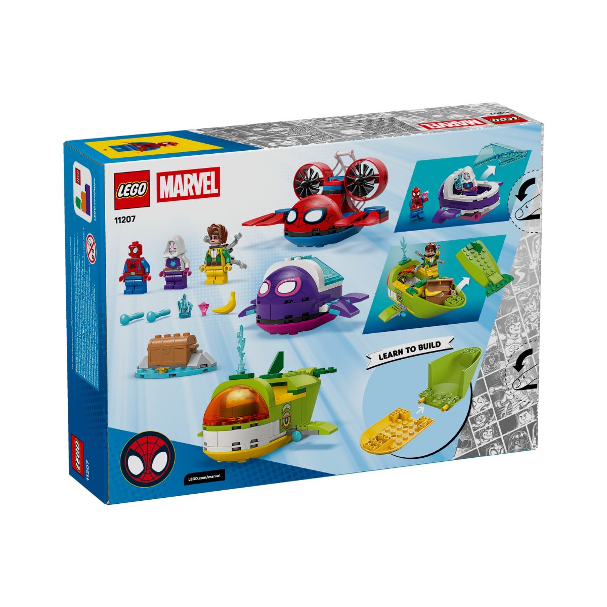 Đồ Chơi Lắp Ráp Người Nhện Và Phương Tiện Dưới Nước LEGO SPIDEY 11207 (154 chi tiết)
