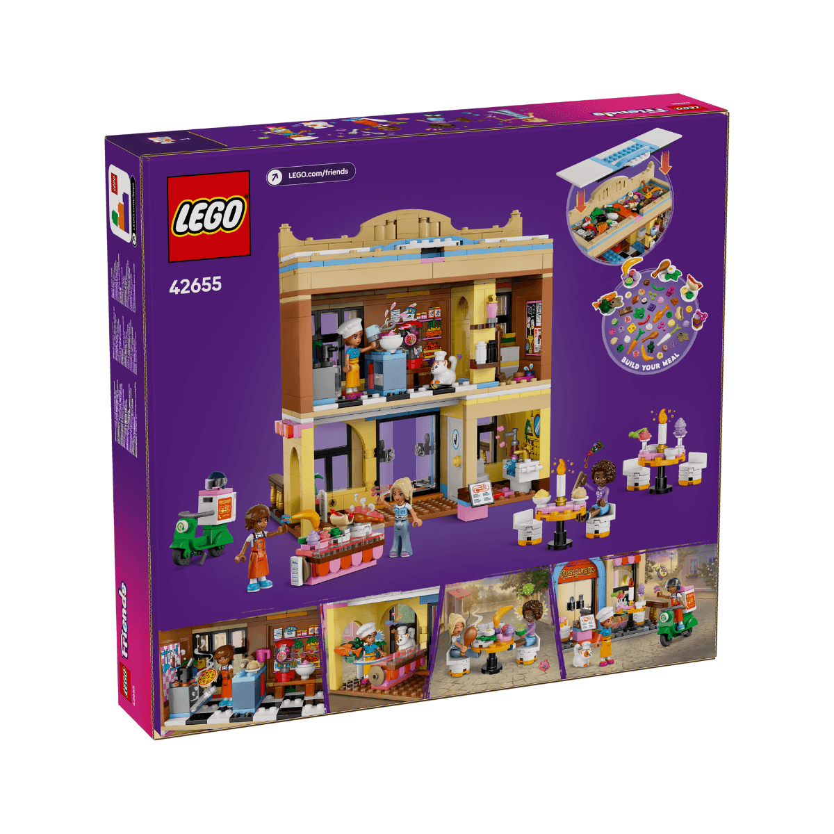 Đồ Chơi Lắp Ráp Nhà Hàng Và Trường Dạy Nấu Ăn LEGO FRIENDS 42655